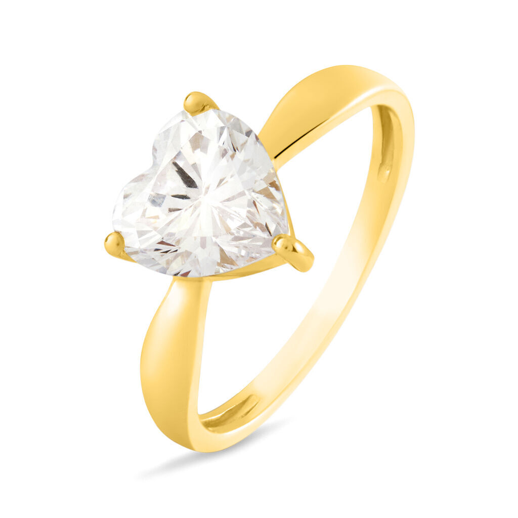 Stroili Anello Solitario Claire Oro Giallo Cubic Zirconia Collezione: Claire - Misura 50 Oro Giallo