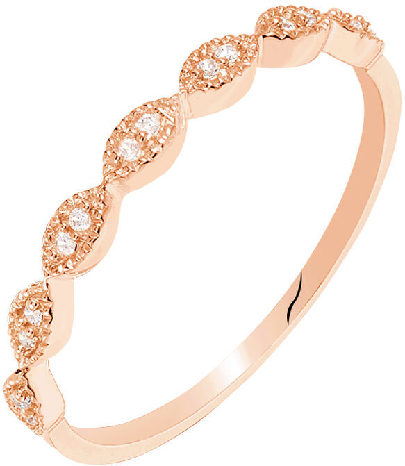 Stroili Anello Fantasia Claire Oro Rosa Cubic Zirconia Collezione: Claire - Misura 58 Oro Rosa