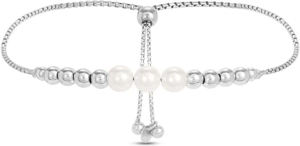 Stroili Bracciale Silver Pearls Argento Rodiato Perla sintentica Collezione: Silver Pearls Bianco