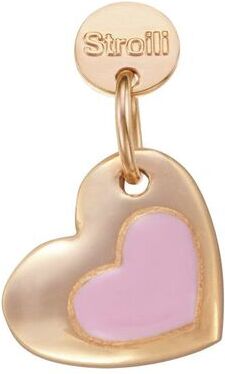 Stroili Due cuori un'anima Charm in argento rosato e smalto Collezione: Love Beats Rosa