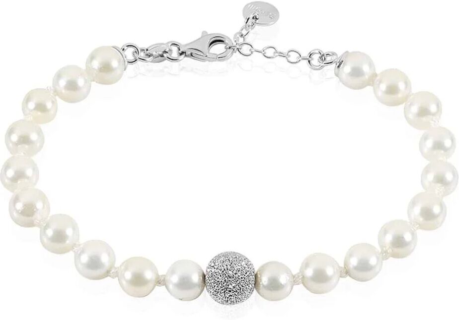 Stroili Bracciale Silver Pearls Argento Rodiato Perla sintentica Collezione: Silver Pearls Bianco