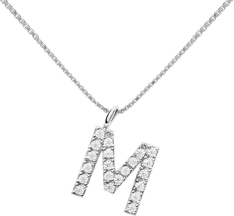 Stroili Collana Silver Moments Argento Rodiato Cubic Zirconia Collezione: Silver Moments Bianco