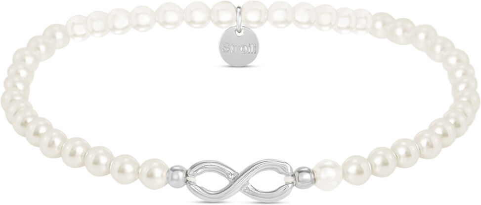 Stroili Bracciale Silver Pearls Argento Rodiato Perla sintentica Collezione: Silver Pearls Bianco