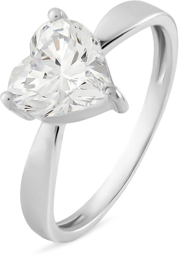 Stroili Anello Solitario Claire Oro Bianco Cubic Zirconia Collezione: Claire - Misura 50 Oro Bianco