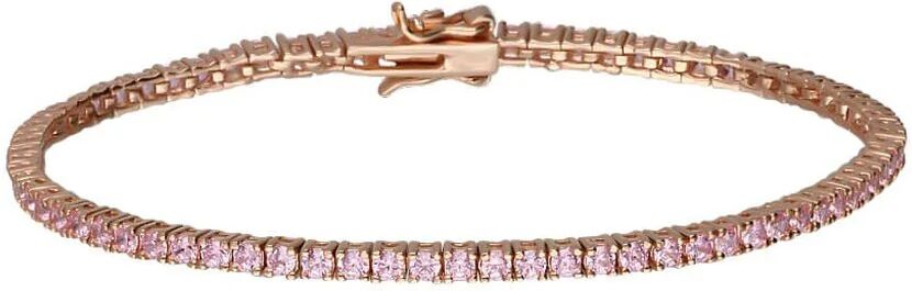 Stroili Bracciale Tennis Silver Rainbow Argento Rosa Cubic Zirconia Collezione: Silver rainbow Rosa