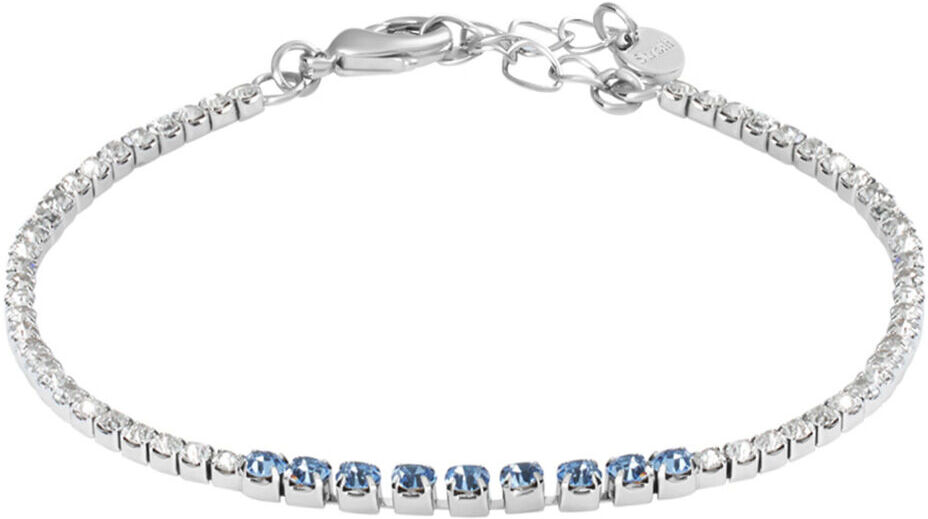 Stroili Bracciale Tennis Romantic Shine Metallo Cristallo Collezione: Romantic Shine Bianco