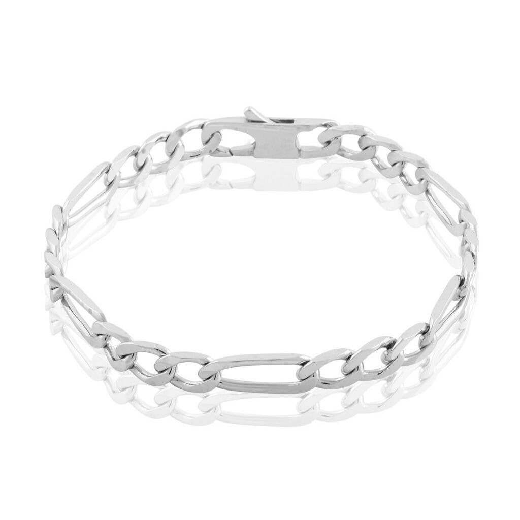 Stroili Bracciale Catena Gentleman Argento Rodiato Collezione: Gentleman Bianco