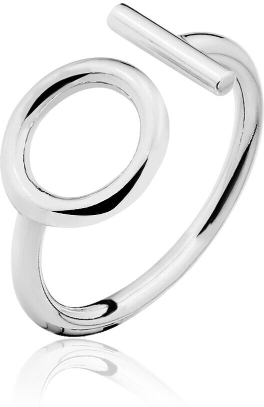 Stroili Anello Silver Collection Argento Rodiato Collezione: Silver Collection - Misura 54 Bianco