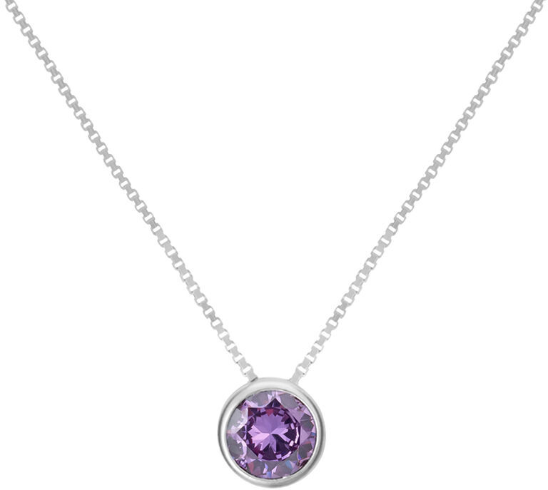 Stroili Collana Punto Luce Silver Rainbow Argento Rodiato Cubic Zirconia Collezione: Silver Rainbow Bianco