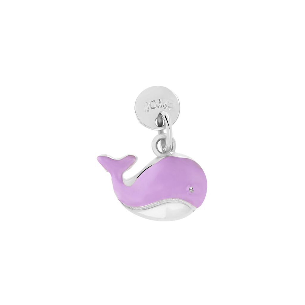 Stroili Charm in argento e smalto balena Collezione: Love Beats Viola