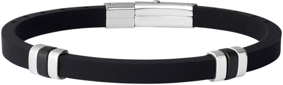 Stroili Bracciale Man Code Acciaio Bicolore Bianco / Nero Collezione: Man Code Bicolore Bianco / Nero