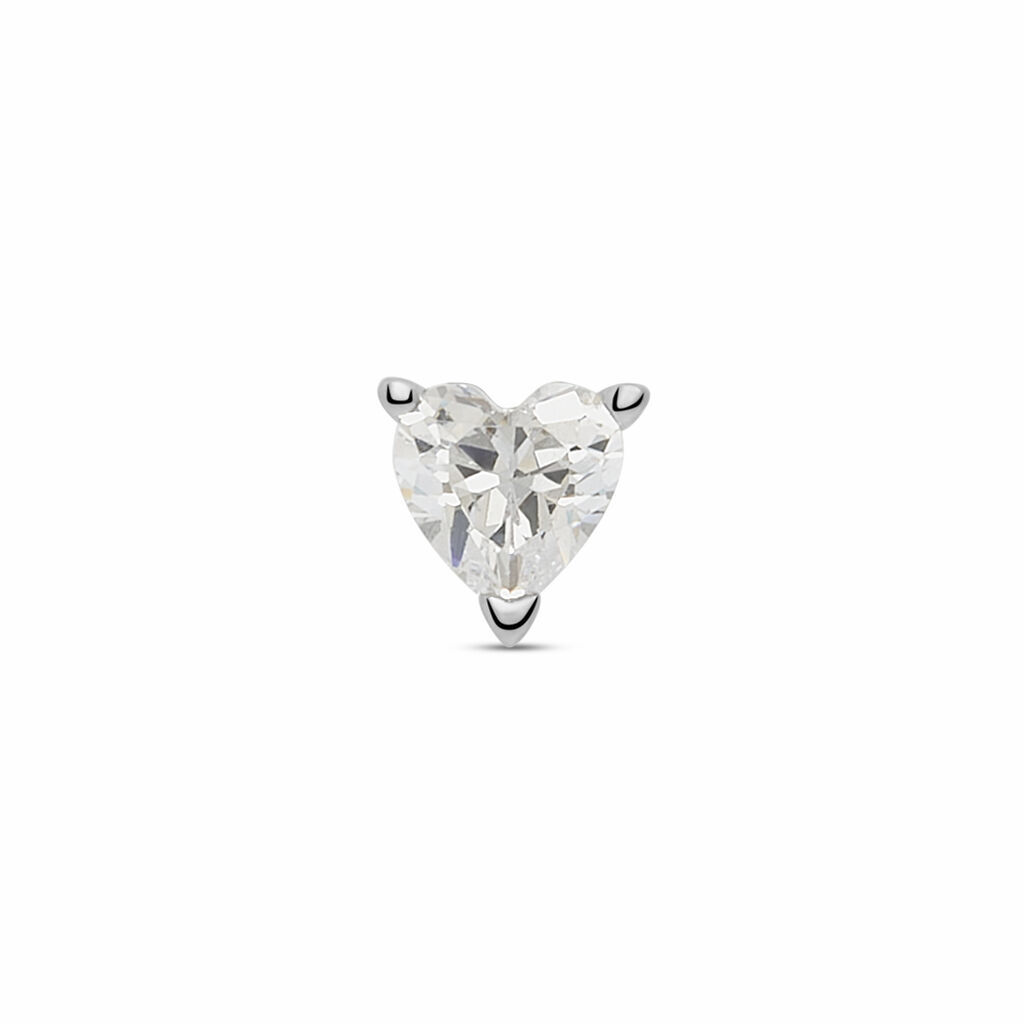 Stroili Piercing Orecchio Punto Luce Bon Ton Oro Bianco Cubic Zirconia Collezione: Bon Ton Oro Bianco