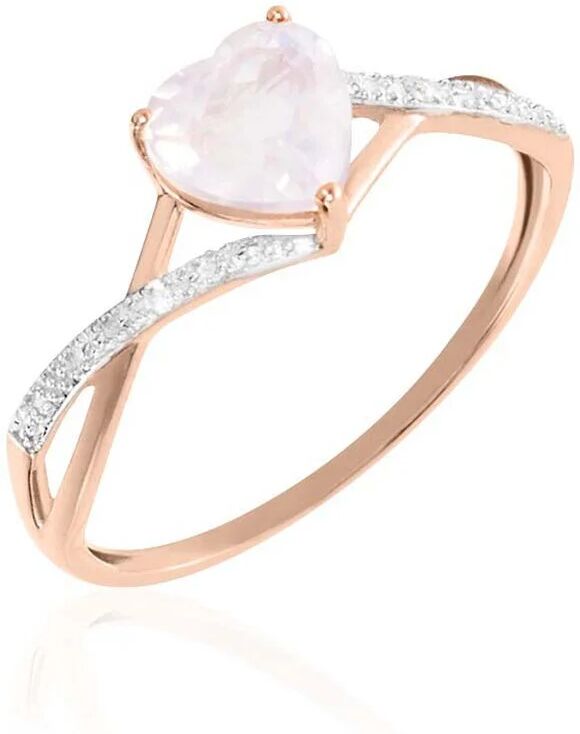 Stroili Anello Amélie Oro Rosa Quarzo Cubic Zirconia Collezione: Amélie - Misura 52 Oro Rosa