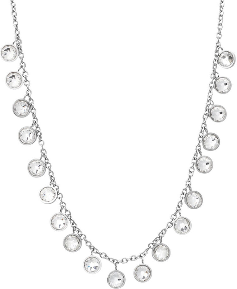 Stroili Collana Lady Chic Acciaio Cristallo Collezione: Lady Chic Bianco