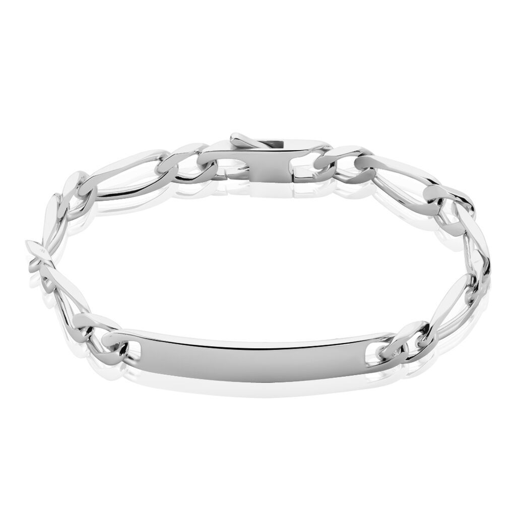 Stroili Bracciale Catena Gentleman Argento Rodiato Collezione: Gentleman Bianco