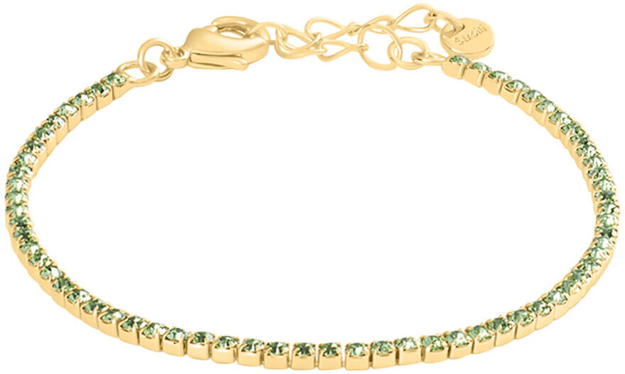 Stroili Bracciale Tennis Romantic Shine Metallo Dorato Cristallo Collezione: Romantic Shine Giallo