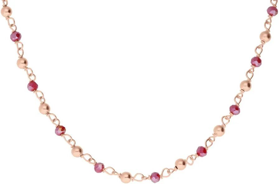 Stroili Collana Silver Soul Argento Rosa Cristallo Collezione: Silver Soul Rosa