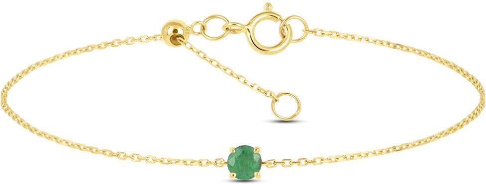 Stroili Bracciale Punto Luce Charlotte Oro Giallo Smeraldo Collezione: Charlotte Oro Giallo