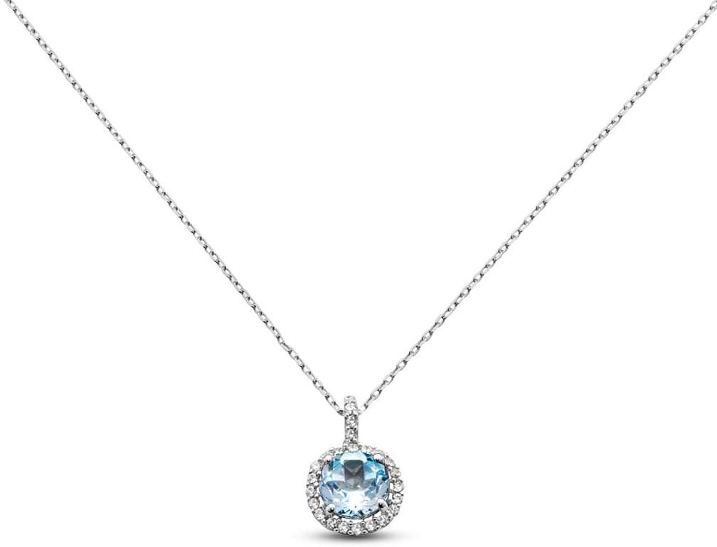 Stroili Collana Punto Luce Amélie Oro Bianco Topazio Cubic Zirconia Collezione: Amélie Oro Bianco