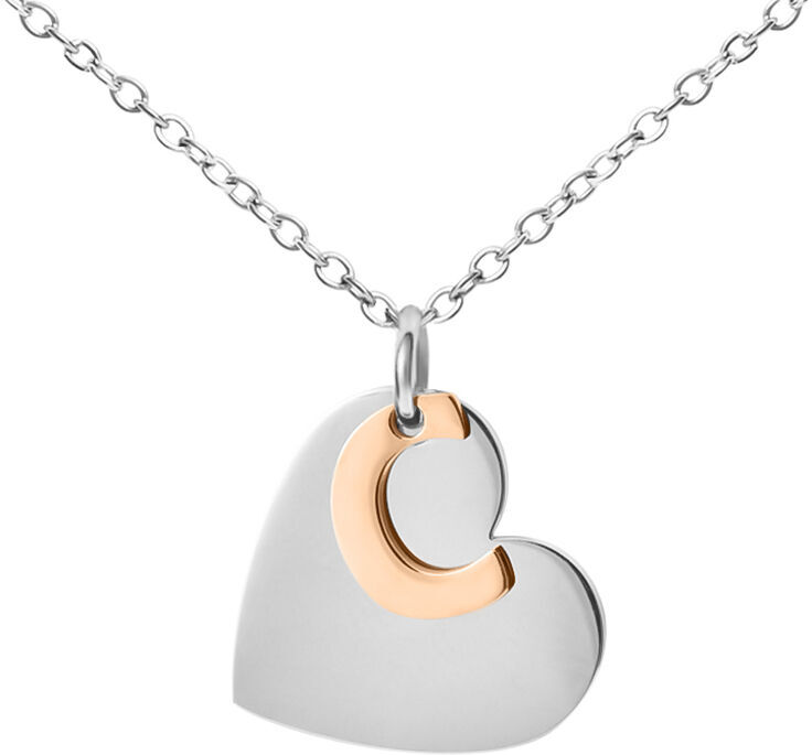 Stroili Collana Lady Chic Acciaio Bicolore Bianco / Rosa Collezione: Lady Chic Bicolore Bianco / Rosa