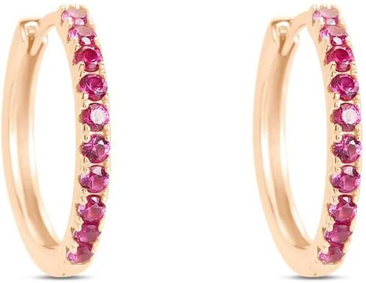 Stroili Orecchini A Cerchio Silver Rainbow Argento Rosa Cubic Zirconia Collezione: Silver Rainbow Rosa