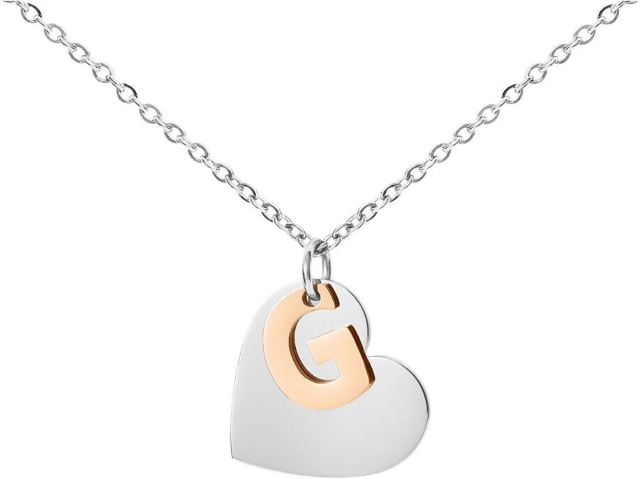 Stroili Collana Lady Chic Acciaio Bicolore Bianco / Rosa Collezione: Lady Chic Bicolore Bianco / Rosa