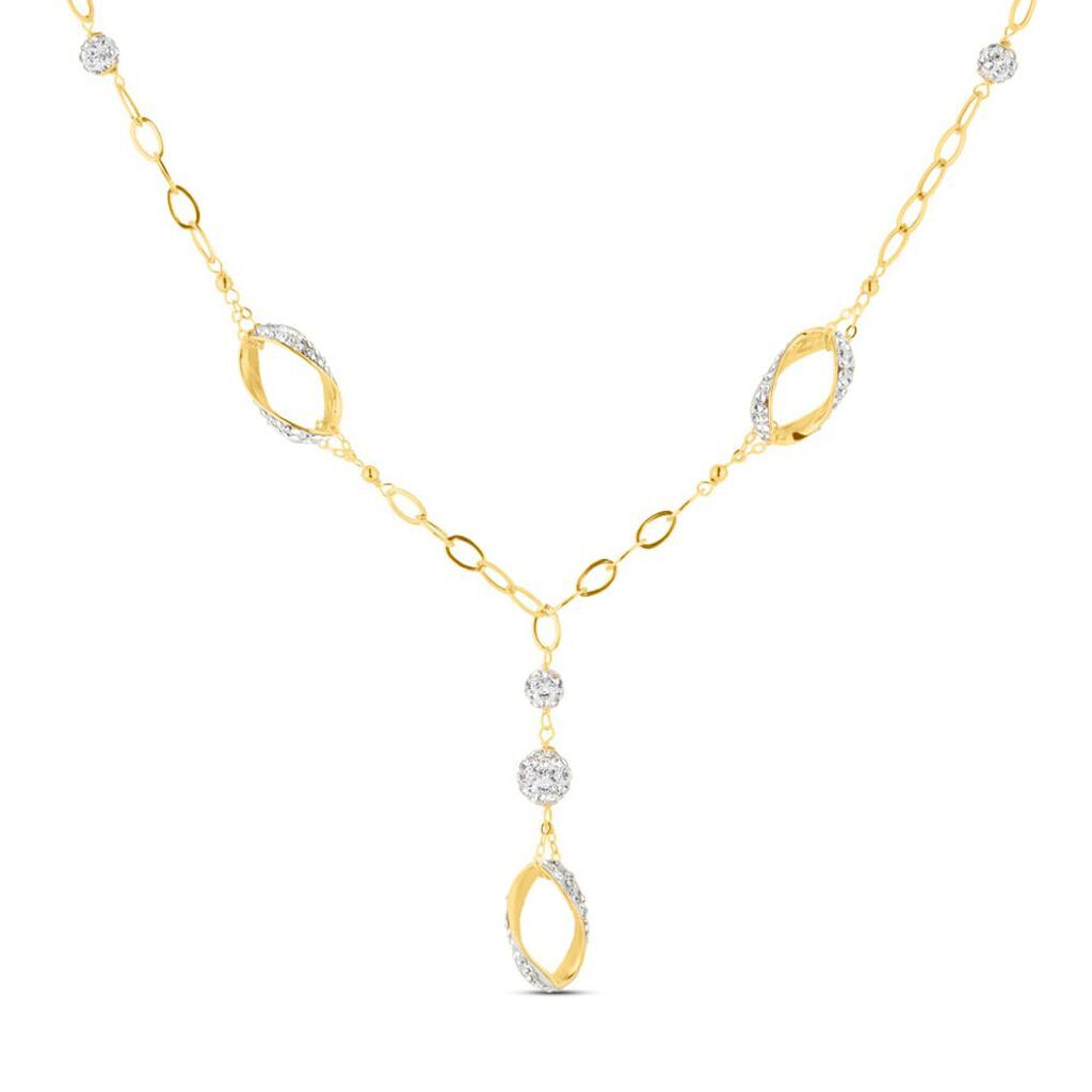 Stroili Collana Crystal Gold Oro Giallo Cristallo Collezione: Crystal Gold Oro Giallo