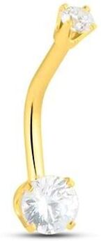 Stroili Piercing Ombelico Bon Ton Oro Giallo Cubic Zirconia Collezione: Bon Ton Oro Giallo