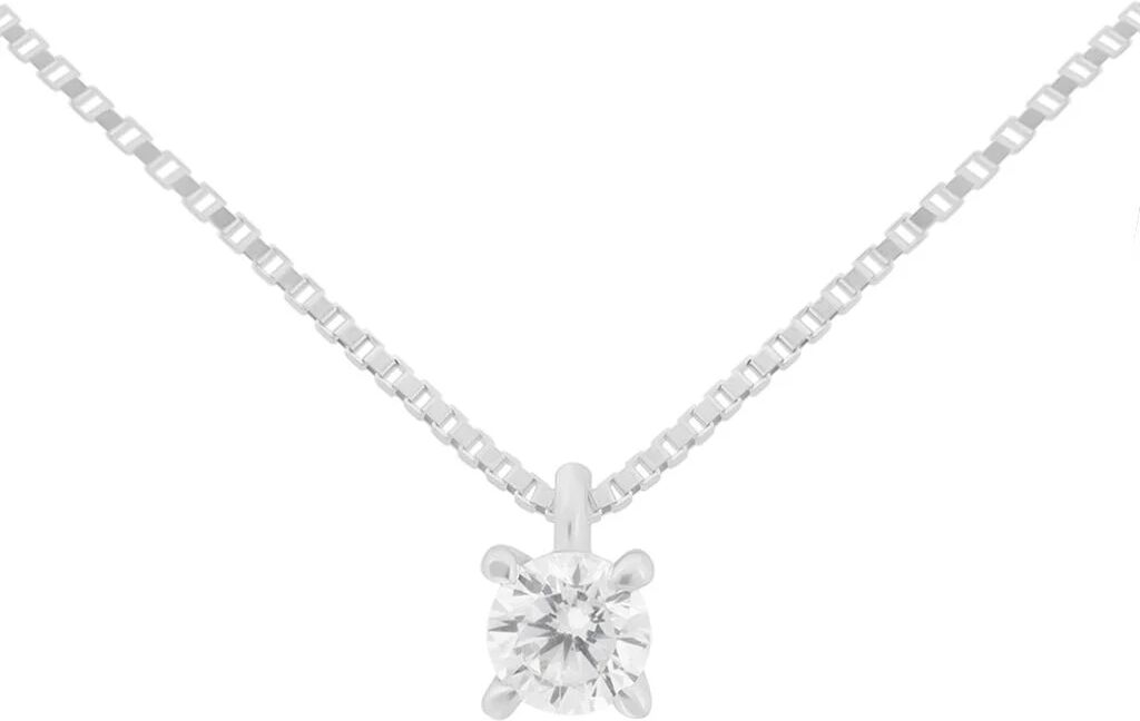 Stroili Collana Punto Luce Claire Oro Bianco Cubic Zirconia Collezione: Claire Oro Bianco