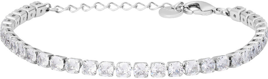 Stroili Bracciale Tennis Romantic Shine Metallo Cristallo Collezione: Romantic Shine Bianco