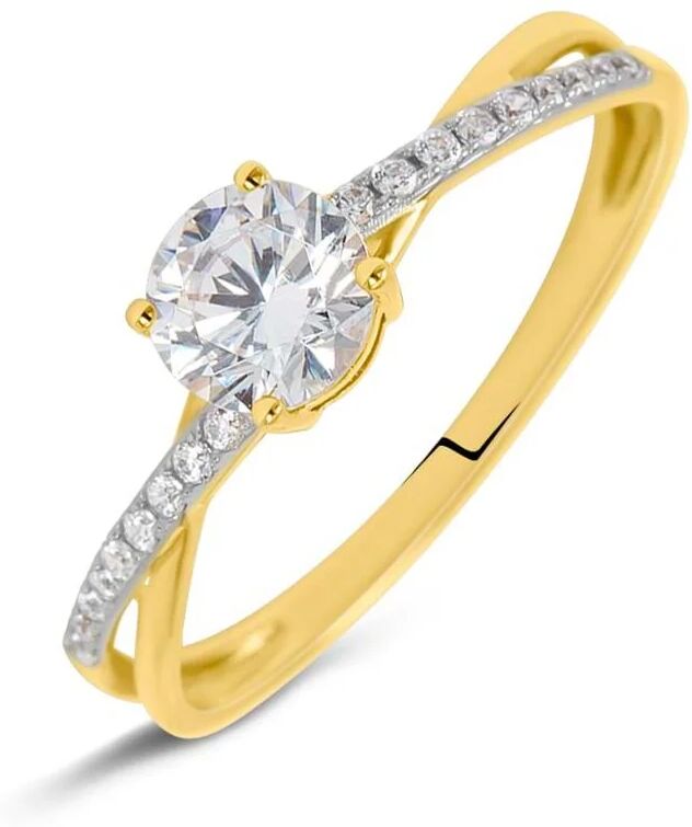 Stroili Anello Solitario Claire Oro Giallo Cubic Zirconia Collezione: Claire - Misura 58 Oro Giallo