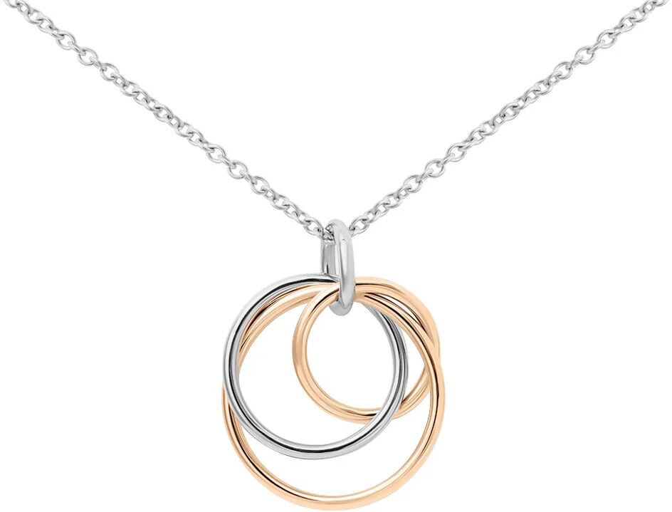 Stroili Collana Lady Code Acciaio Bicolore Bianco / Rosa Collezione: Lady Code Bicolore Bianco / Rosa