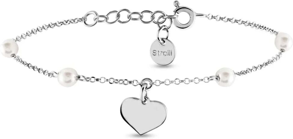 Stroili Bracciale Silver Pearls Argento Rodiato Perla sintentica Collezione: Silver Pearls Bianco