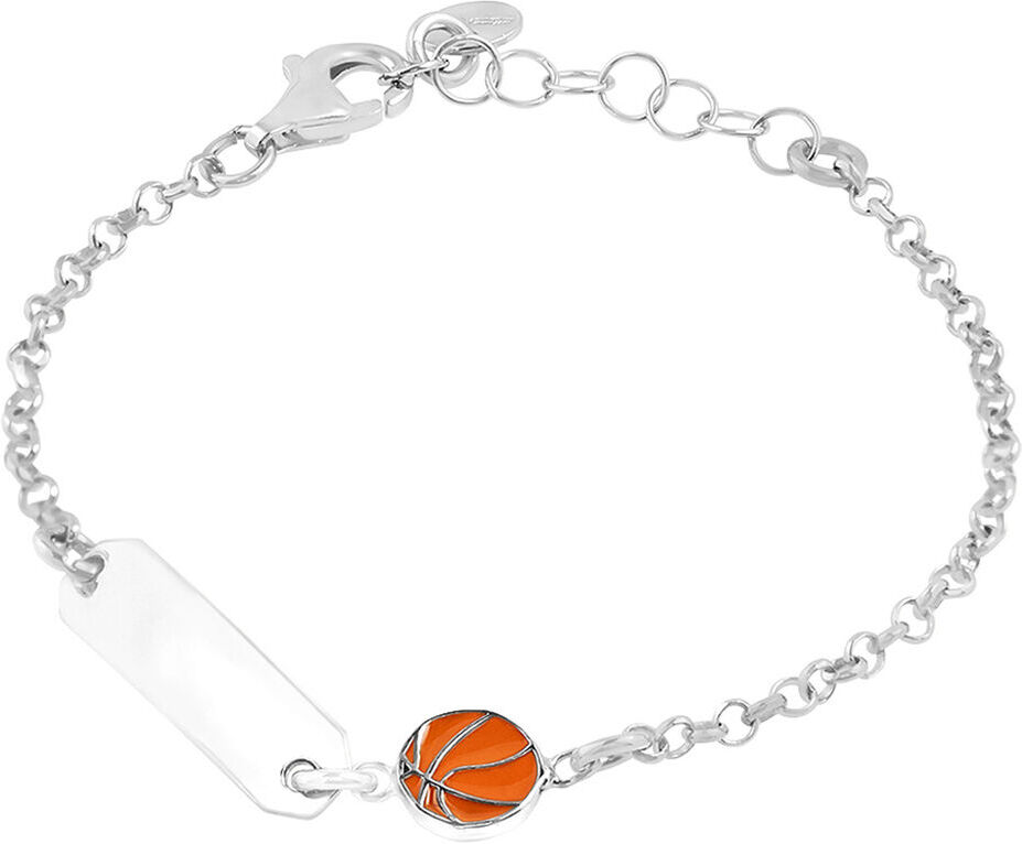 Stroili Bracciale Con Targhetta Silver Baby Argento Rodiato Collezione: Silver Baby Bianco