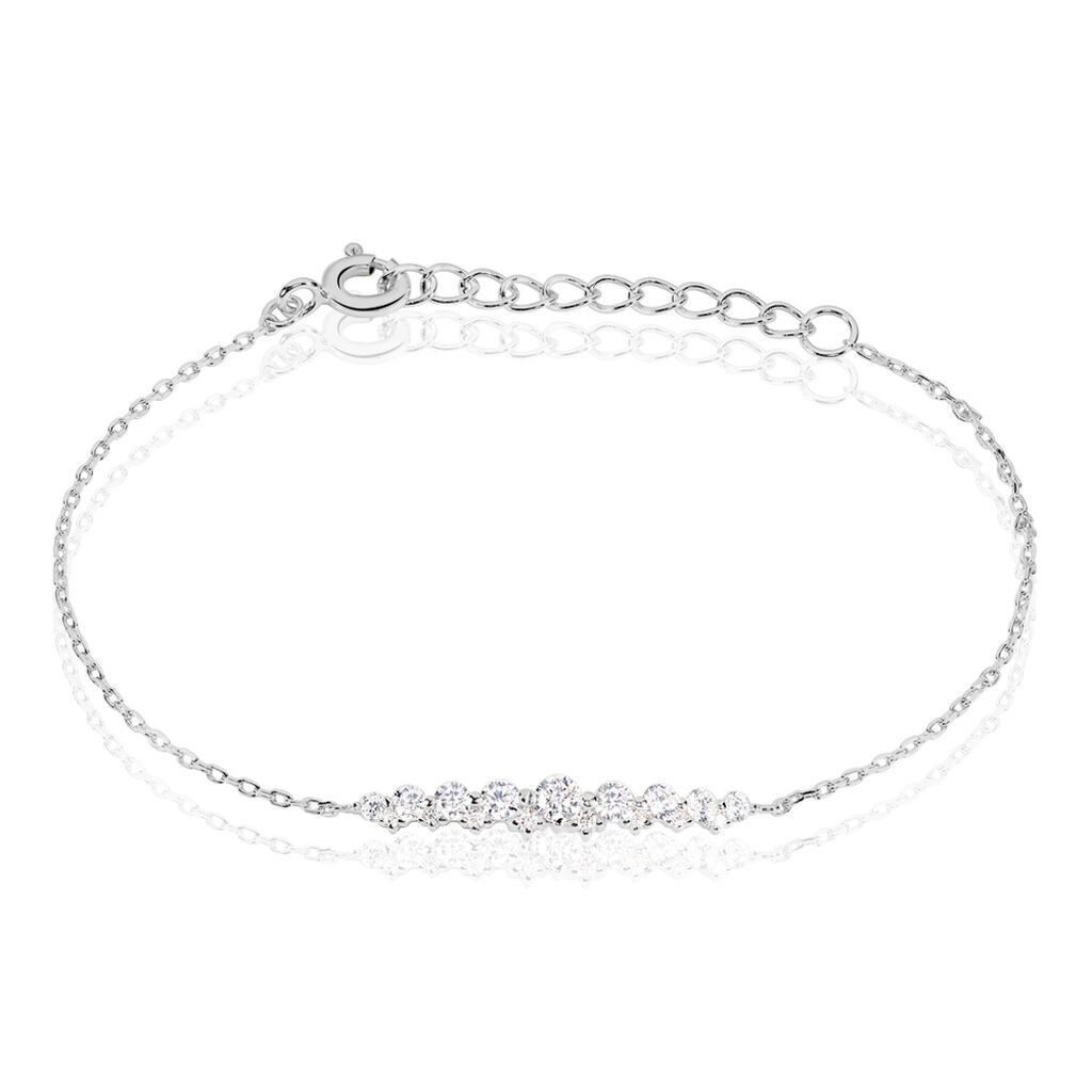 Stroili Bracciale Silver Elegance Argento Rodiato Cubic Zirconia Collezione: Silver Elegance Bianco