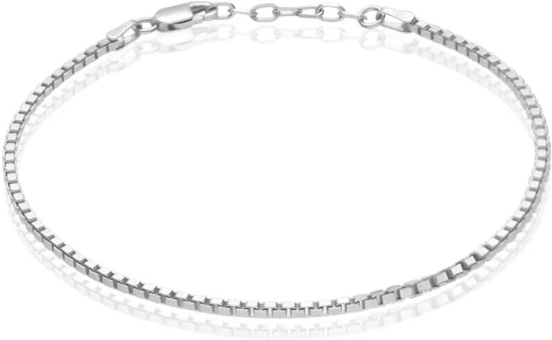 Stroili Bracciale Catena Gentleman Argento Rodiato Collezione: Gentleman Bianco