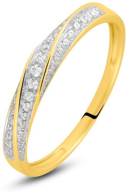 Stroili Anello Fascia Claire Oro Giallo Cubic Zirconia Collezione: Claire - Misura 54 Oro Giallo