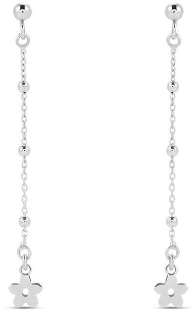 Stroili Orecchini Pendenti Silver Collection Argento Rodiato Collezione: Silver Collection Bianco