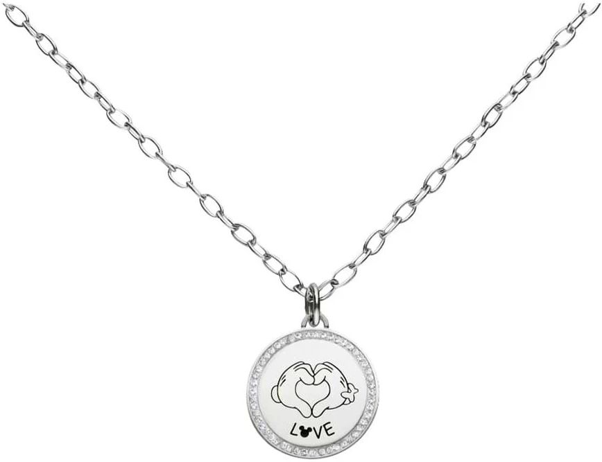 Stroili Collana Lady Message Acciaio Disney e Cristalli Collezione: Lady Message Argentato