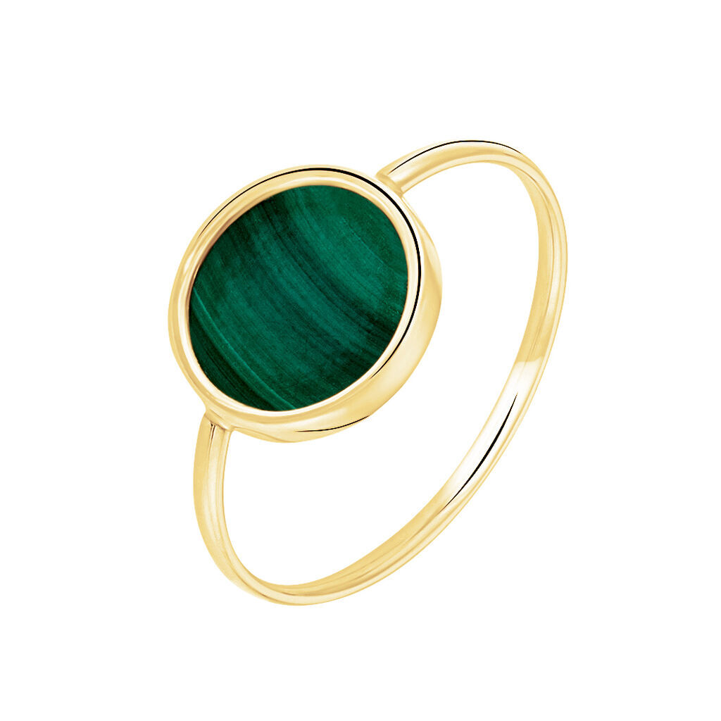 Stroili Anello Beverly Oro Giallo Malachite Collezione: Beverly - Misura 52 Oro Giallo