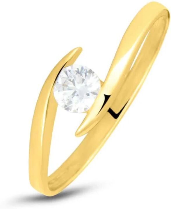 Stroili Anello Solitario Claire Oro Giallo Cubic Zirconia Collezione: Claire - Misura 57 Oro Giallo