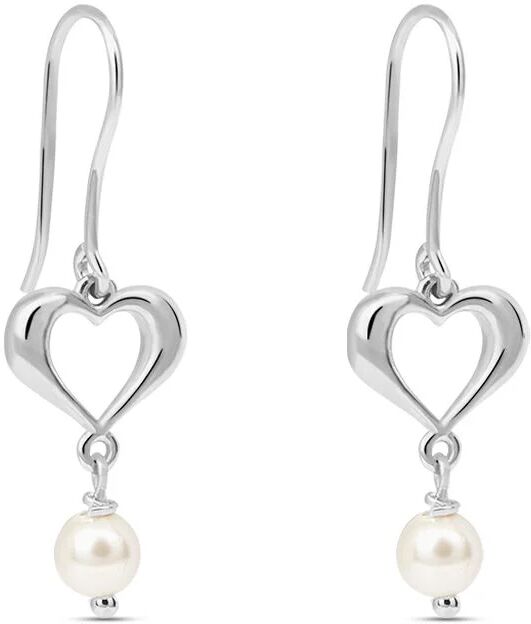 Stroili Orecchini Pendenti Silver Pearls Argento Rodiato Perla sintentica Collezione: Silver Pearls Bianco