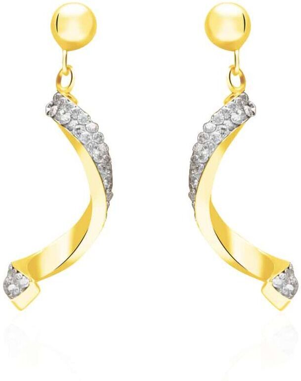 Stroili Orecchini Pendenti Crystal Gold Oro Giallo Cristallo Collezione: Crystal Gold Oro Giallo