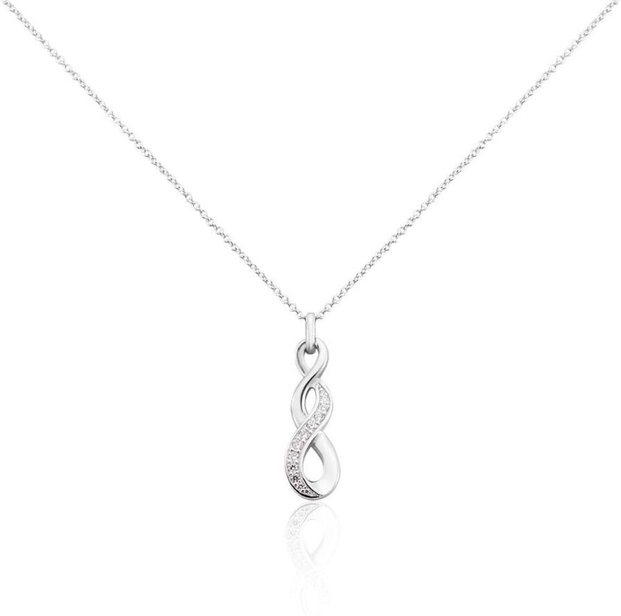 Stroili Collana Silver Shine Argento Rodiato Cubic Zirconia Collezione: Silver Shine Bianco