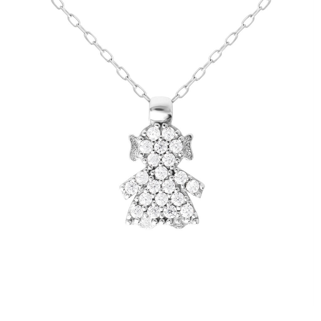 Stroili Collana Claire Oro Bianco Cubic Zirconia Collezione: Claire Oro Bianco