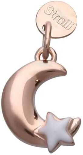 Stroili Charm luna in argento rosato e smalto Collezione: Love Beats