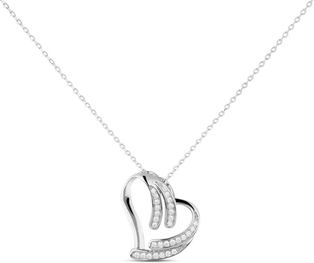 Stroili Collana Silver Shine Argento Rodiato Cubic Zirconia Collezione: Silver Shine Bianco