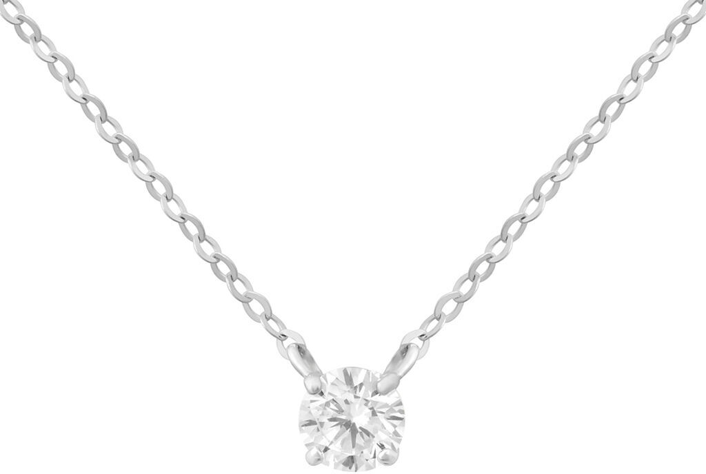 Stroili Collana Punto Luce Claire Oro Bianco Cubic Zirconia Collezione: Claire Oro Bianco