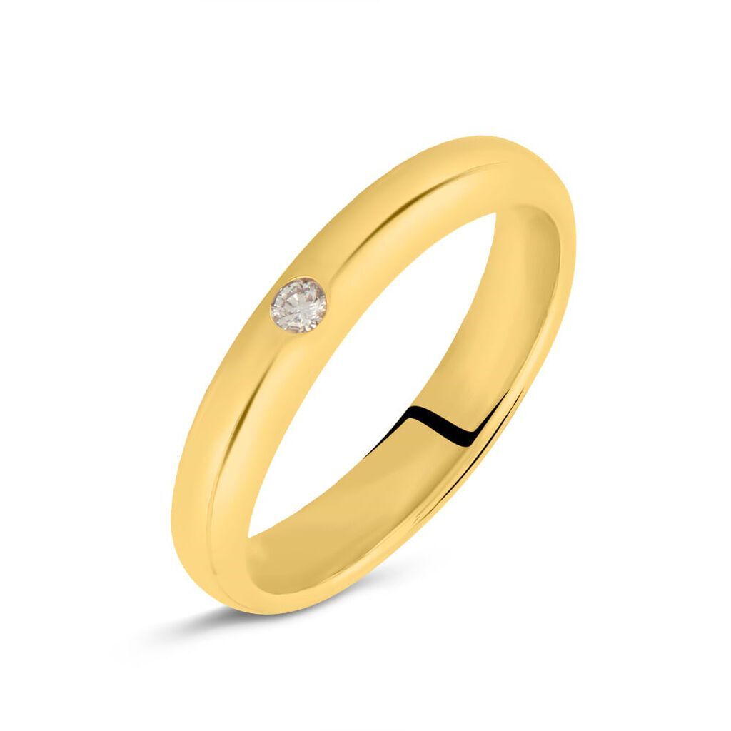 Stroili Fede Classica Leggera 3.6 mm Oro Giallo Diamante Collezione: Fede Leggera 375/1000 Oro Giallo