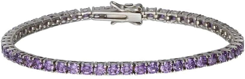 Stroili Bracciale Tennis Silver Rainbow Argento Rodiato Cubic Zirconia Collezione: Silver rainbow Bianco